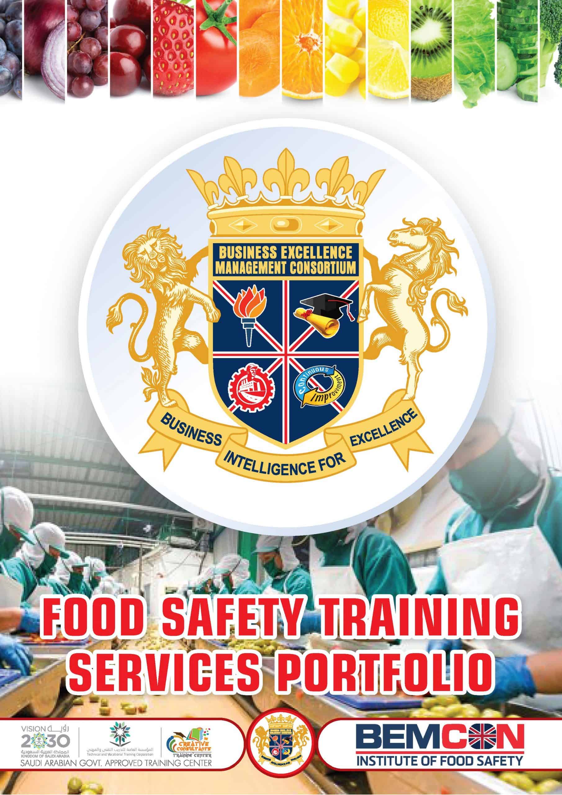 Food Safety Training Services Portfolio 2020
